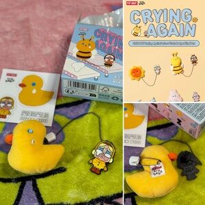 CRYBABY Crying Again Series-Plush Badge Blind Box- ‘Duck You’